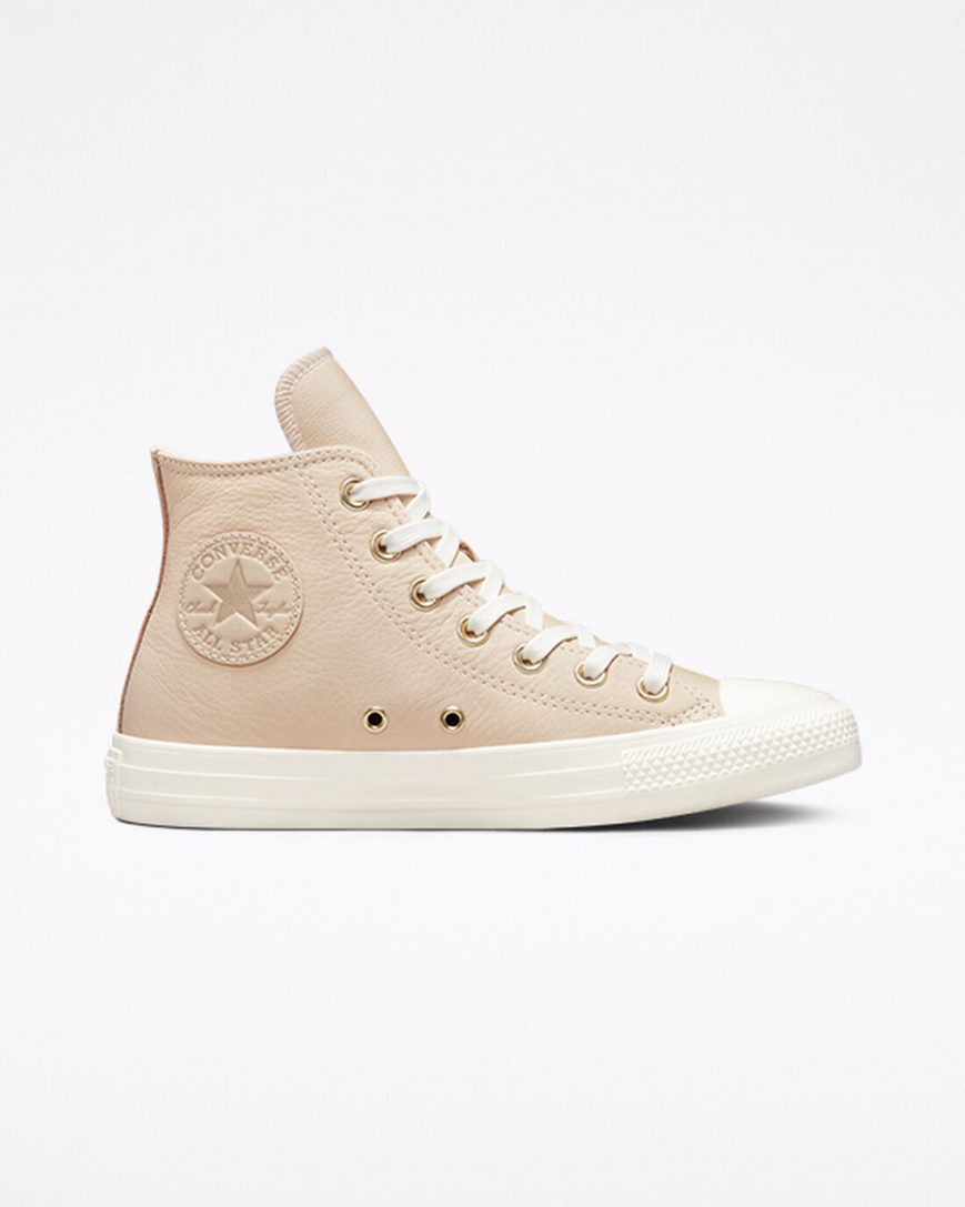 Tenisi Inalti Dama Converse Chuck Taylor All Star Earthy Neutrals Cais Aurii Deschis | RO ROQYU378